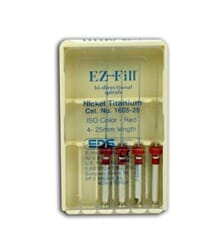 EZ-Fill NiTi filer 25 mm ISO 25 4 stk