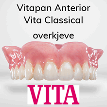 Vitapan Anterior protesetenner 6 stk Vita Classical OK