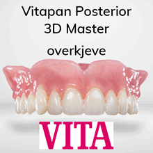 Vitapan Posterior protesetenner 6 stk 3D Master OK