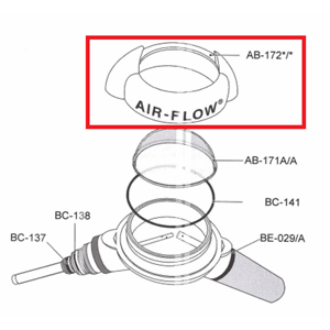 EMS Låsering til Air-Flow Handy 2 AB-172/C Blå