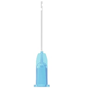 Endo skyllekanyle tosidig 23G 0,6x25 mm blå 25 stk