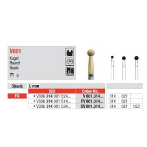 Diacut Diamant Rund MLT FV Rød  801.021 FG 5 stk