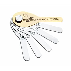 CA Gauge mål 0,1 - 0,5 mm