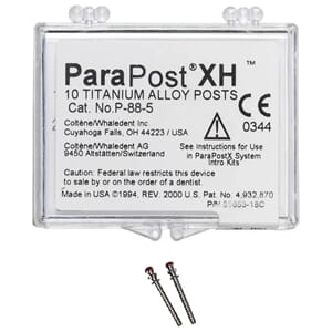 ParaPost XH Titanstift 10 stk 050/1,25 mm Rød nr 5