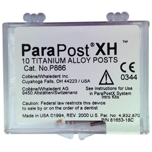 ParaPost XH Titanstift 10 stk 060/1,50 mm Svart nr 6