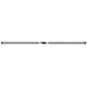 Diamantstrips ensidig perforert M 0,13 mm medium blå 10 stk