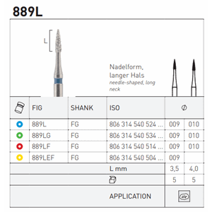 Diamant 889LG FG 5 stk 009 Grønn