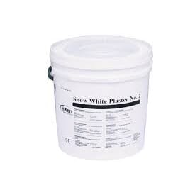 Snow White gips type 2 hurtig hvit 18 kg