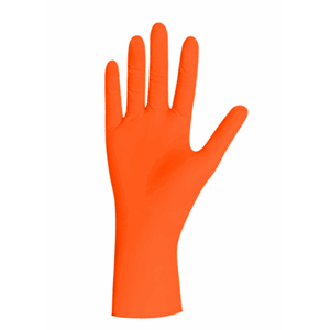 Nitril hanske Orange Pearl 100 stk M