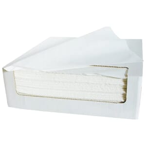 Monoart pasientserviett krepp 34 x 38 1000 stk Hvit