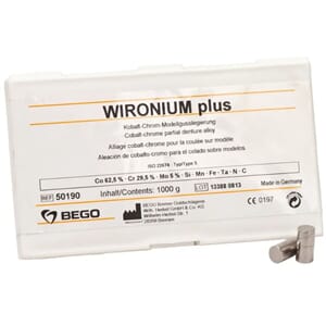 Bego WIRONIUM plus Co-Cr-Legrering 1000 g