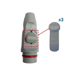 Durr skyvebryter for liten sugehane 3 stk