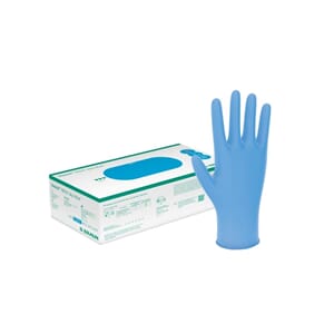 Vasco Nitril sky-blue usteril hanske M 100stk