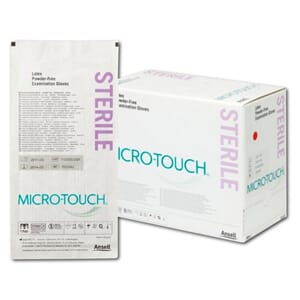 Micro-Touch Latex steril Strl M (pudderfrie) 50 par