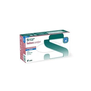 Hansker Sempermed Latex Comfort Pulverfrie XS/5.5 100stk