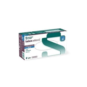 Hansker Sempermed Latex Edition IC Pulverfrie M/7.5 100stk