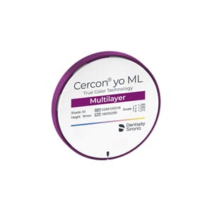 Cercon® yo ML A1 zirkoniumdisk (Ø98mm, H:14mm) 1stk