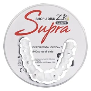 SHOFU Disk ZR Lucent Supra, Ø 98mm H 14mm A4