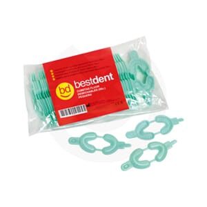 Bestdent Fluorskje Small Gul 50 stk.