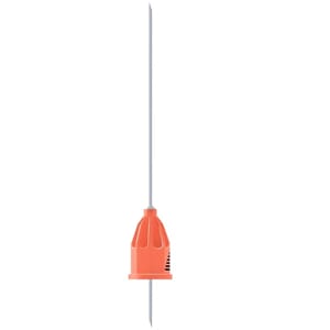 Transcodent injeksjonskanyle G25 lang 0,5x42mm rød 100 stk