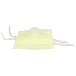 Munnbind Monoart knyting 3-lags 50 stk Gul