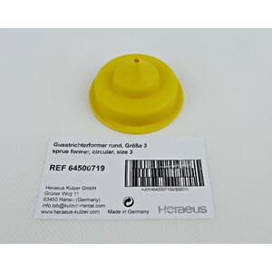 Kjegleform/støpeform gul 3 stk