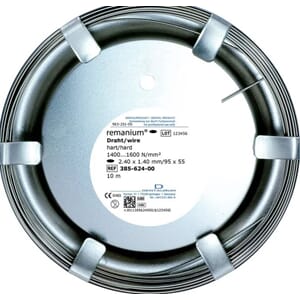 Remanium tråd Oval 2,4x1,4mm 10m