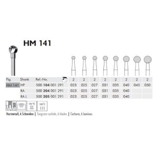 Hardmetall kirurgibor 141 027 hst Allport 2 stk
