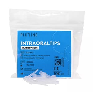 Intraoral spiss PLULINE transperent 100 stk