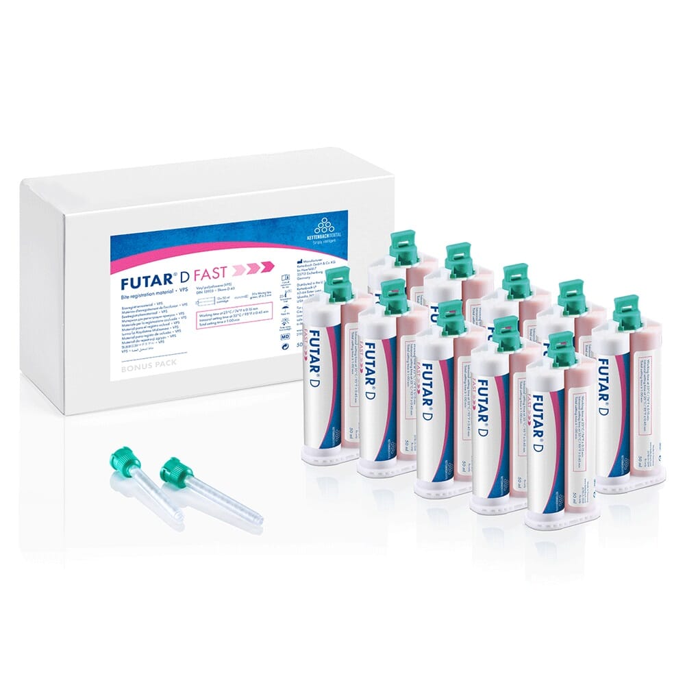 Futar D Fast bittregistreringsmateriale 10x50 ml + 30 bl.sp ...