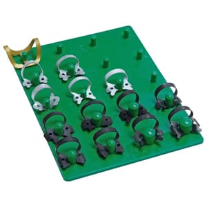 Kofferdam klammer tricolor set 15 stk