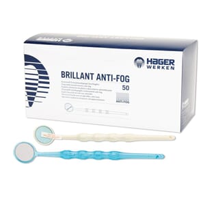 Brilliant munnspeil engangs nr. 4 100 stk
