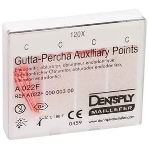 Guttapercha Auxiliary hjelpepoints C, 120 stk.