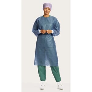 Barrier Beskyttelsesfrakk med mansjett Blå 40 stk XL