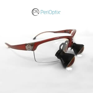 Demo - Perivista TTL 2,5x HDMax 58 mm S-350 mm Rød