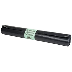 Avfallssekk Basis 70 x 110 cm 45my svart rull 10 stk