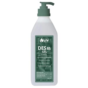 Liv Des 85 Gel hånddesinfeksjon 85% gel 600 ml