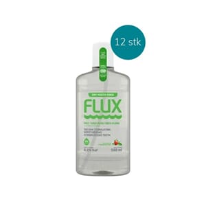 FLUX Dry Mouth Rinse fluorskyll 0,2%fluor 500ml 12 flasker