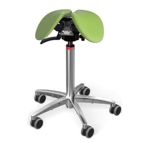 Ekte skinn på Salli stol - Lime Grønn 08039