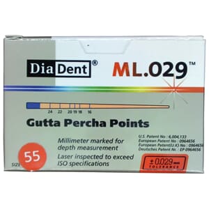 DiaDent Guttapercha points ML.029 120 stk 055