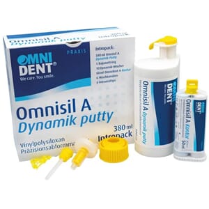 Omnident Omnisil A Dynamik - Putty Intropakke 380 ml, 50 ml
