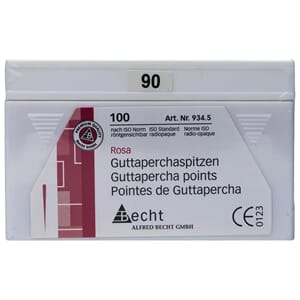 Guttapercha spisser 100 stk rosa 090