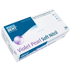 Omni Nitril hanske Soft pudderfri 100 stk Violet XS