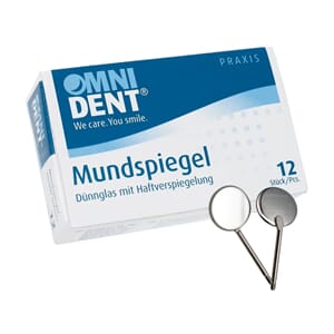 Omnident munnspeil Standard plan nr 4 22mm 12 stk