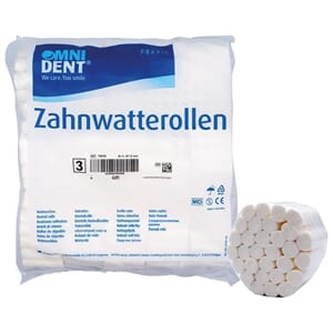 Omnident bomullsruller nr 3 Ø12mm 450 stk
