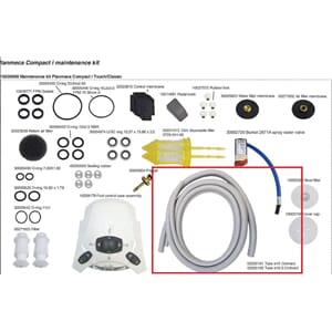 Planmeca kirurgi sugeslange 10 mm grå 2 m 02200191