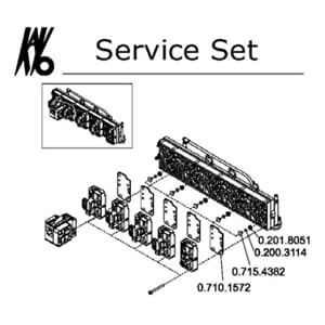 KaVo Service kit 1058 / 1078 / 1080 1.010.7030