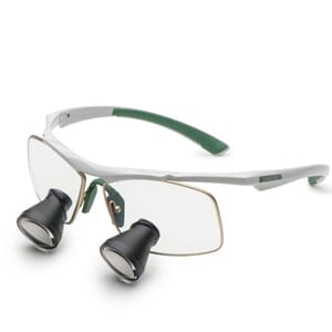 Univet Techne PRO HD TTL 2,5x - 3,0x - 3,5x - White/Green