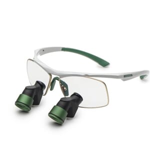 Univet Techne ERGO ADVANCED 3,5x - 4,5x - 5,7x - White/Green