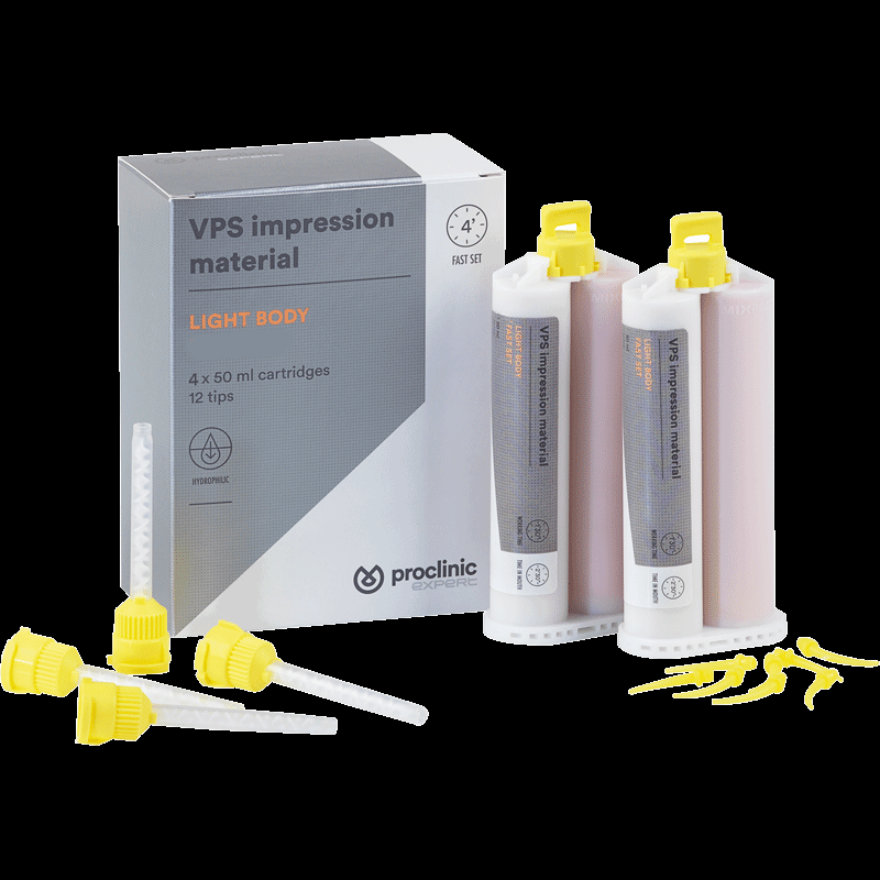 Proclinic Expert A-Silikon Light Regular 2 x 50 ml - DENTALSPAR AS
